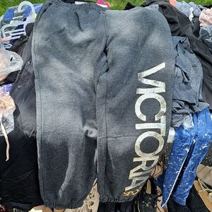 Victoria's Secret Gray Straight Leg Pants